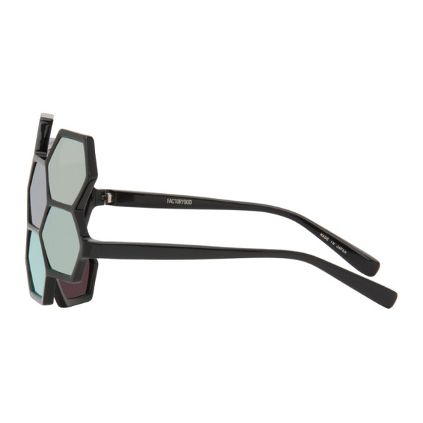  FACTORY900 SSENSE Exclusive Black FA-088 Sunglasses 241196M134003