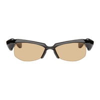 FACTORY900 SSENSE Exclusive Black FA-208 Sunglasses 241196M134006