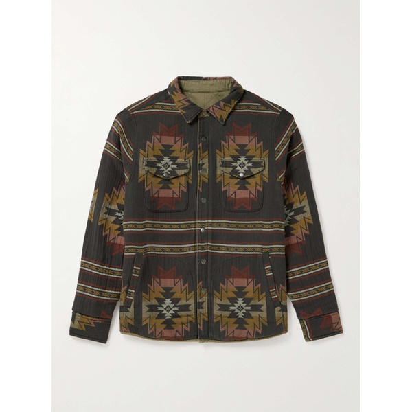  FAHERTY + Doug Good Feather Bondi Reversible Quilted Organic Cotton-Jaquard Jacket 1647597319023896