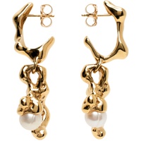 FARIS Gold Fellini Drop Earrings 241069F022003