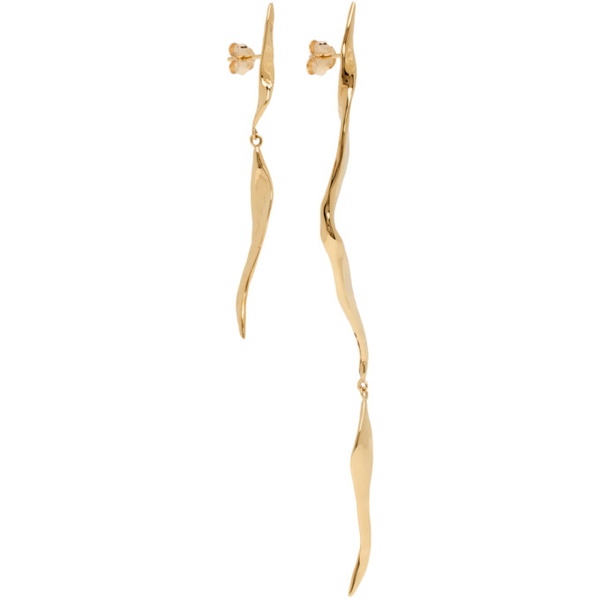  FARIS Gold Blade Drops Earrings 241069F022016