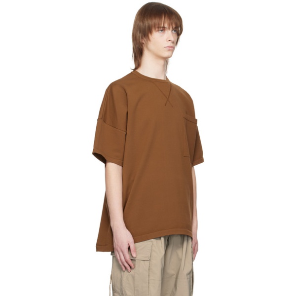  F/CE. Brown Ecopet T-Shirt 231647M213071