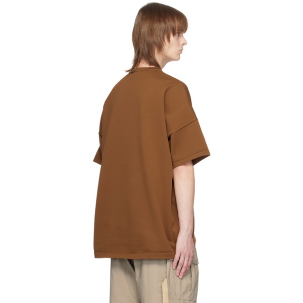  F/CE. Brown Ecopet T-Shirt 231647M213071