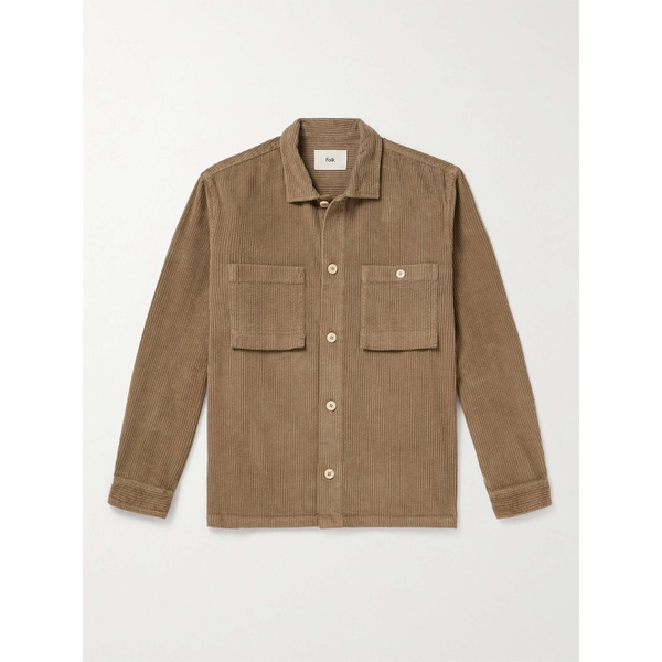  FOLK Patch Cotton-Corduroy Shirt Jacket 1647597322419892