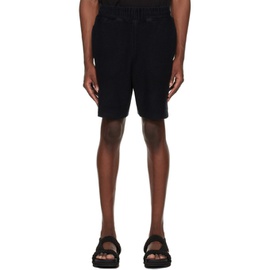 FORMA Black Embroidered Shorts 241195M193035