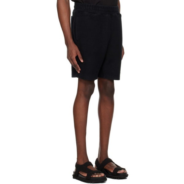  FORMA Black Embroidered Shorts 241195M193035