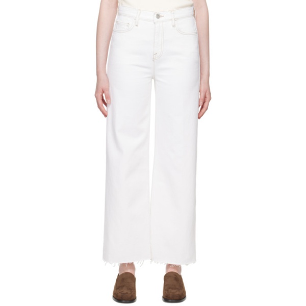  FRAME White Le Jane Jeans 242455F069008