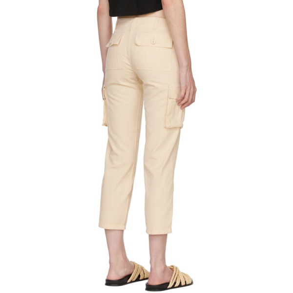  FRAME Beige Cotton Trousers 222455F087001