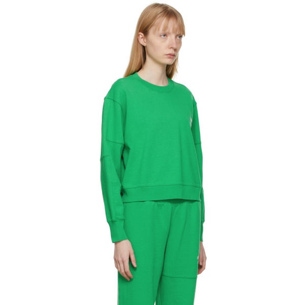  FRAME Green Mixed Sweatshirt 221455F098002