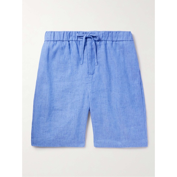  FRESCOBOL CARIOCA Felipe Straight-Leg Linen and Cotton-Blend Drawstring Shorts 1647597308119268