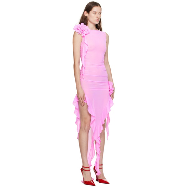  FanciClub SSENSE Exclusive Pink The Obsession Midi Dress 241730F054005