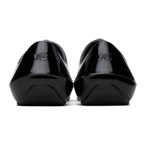  Fax Copy Express Black Shell Loafers 241866F121000