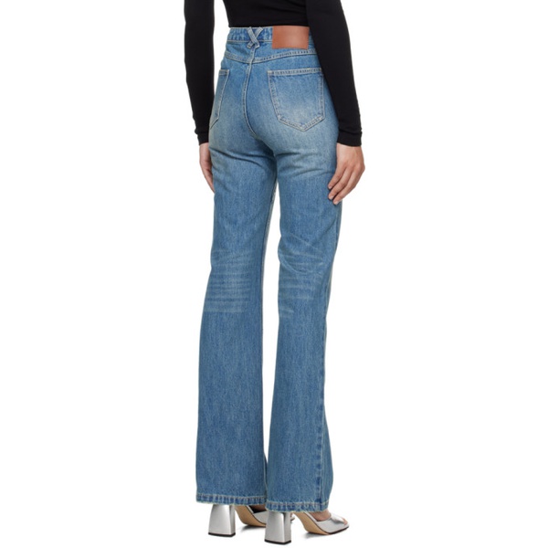  Fax Copy Express Blue Flared Jeans 241866F069002
