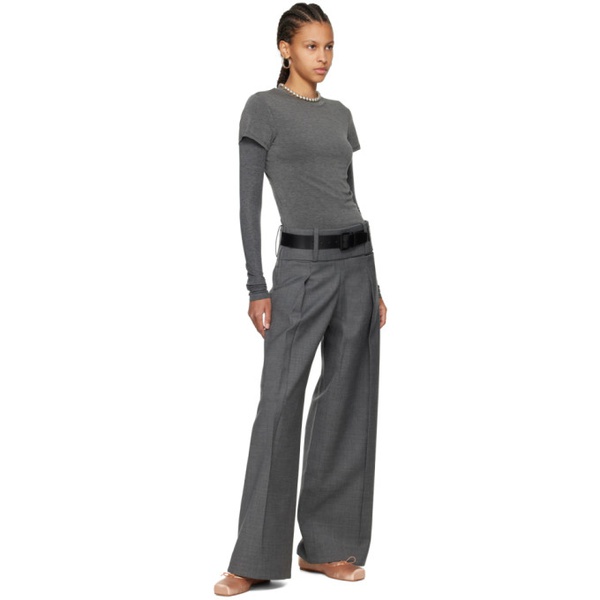  Fax Copy Express Gray The Palazzo Trousers 242866F087000