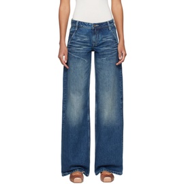 Fax Copy Express Blue The Wide Jeans 242866F069004