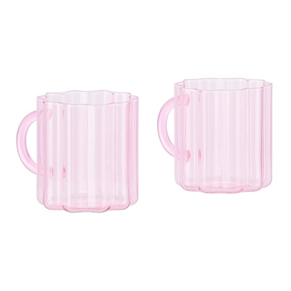  Fazeek Pink Wave Mug Set 231507M804001