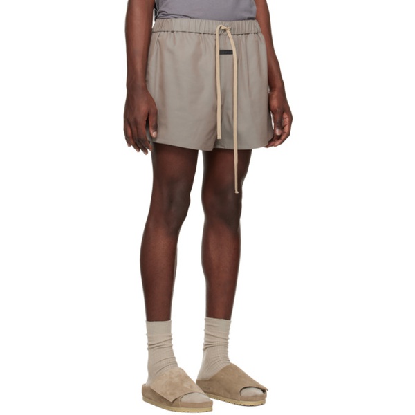  피어오브갓 Fear of God Gray Drawstring Shorts 231782M193001