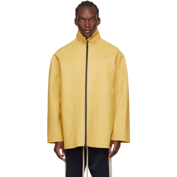  피어오브갓 Fear of God Yellow Rubberized Jacket 241782M180006