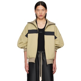 피어오브갓 Fear of God Beige Stripe Track Jacket 241782M202000