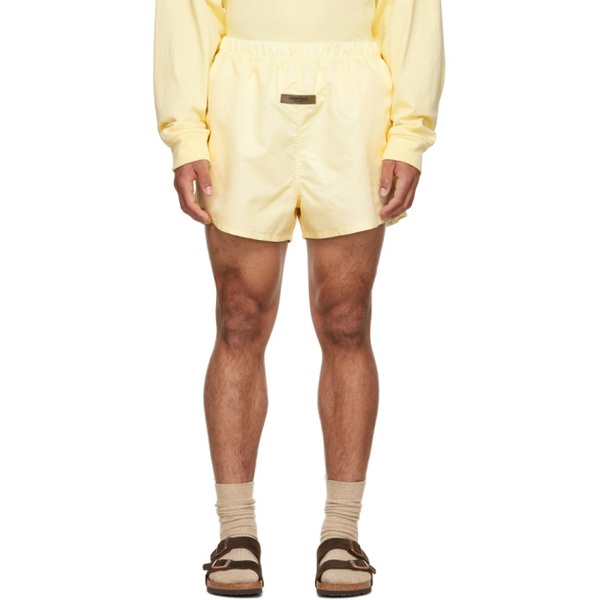  피어오브갓 Fear of God 에센셜 ESSENTIALS Yellow Nylon Shorts 222161M193019