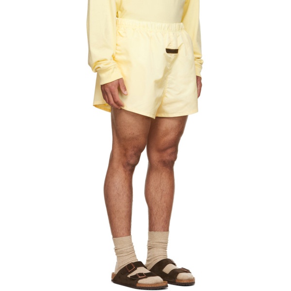  피어오브갓 Fear of God 에센셜 ESSENTIALS Yellow Nylon Shorts 222161M193019