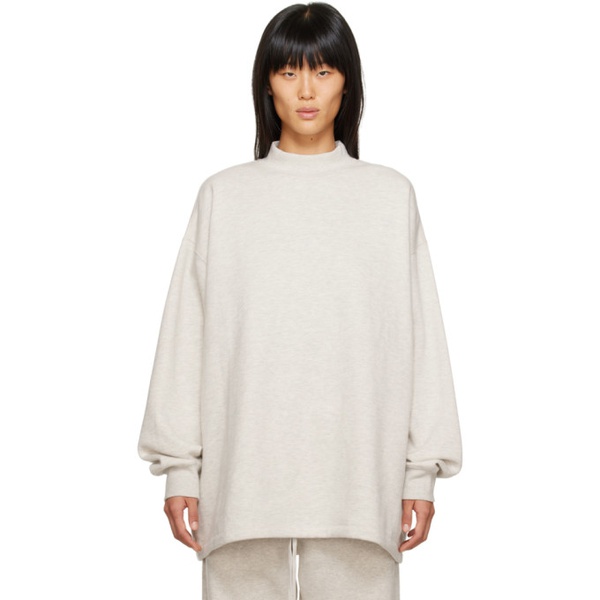  피어오브갓 Fear of God 에센셜 ESSENTIALS 오프화이트 Off-White Relaxed Sweatshirt 222161F098037