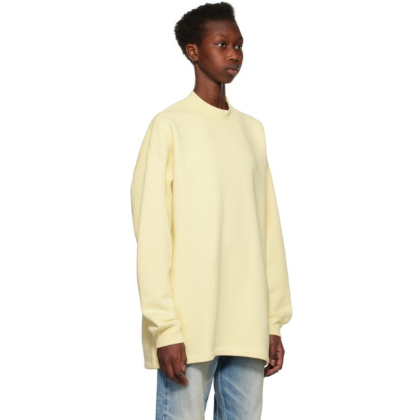  피어오브갓 Fear of God 에센셜 ESSENTIALS Yellow Relaxed Sweatshirt 222161F098023