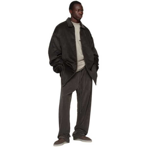  피어오브갓 Fear of God 에센셜 ESSENTIALS Gray Shirttail Jacket 231161M180021