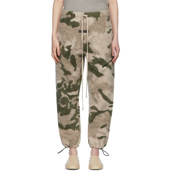  피어오브갓 Fear of God 에센셜 ESSENTIALS Khaki Polyester Lounge Pants 221161F086010