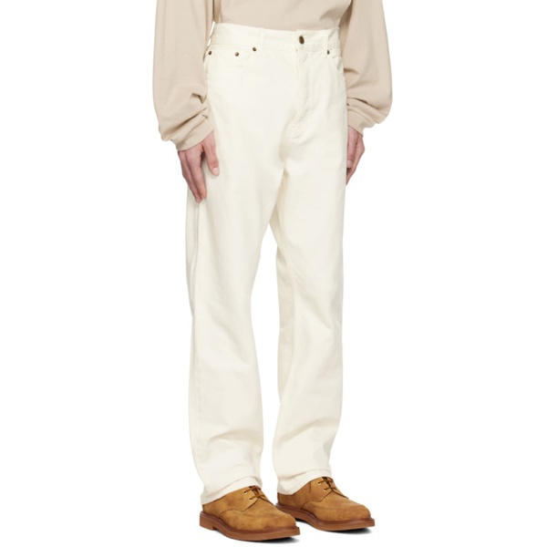  피어오브갓 Fear of God 에센셜 ESSENTIALS 오프화이트 Off-White 5-Pocket Jeans 232161M186005