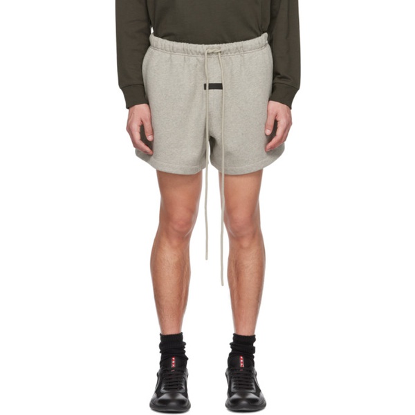  피어오브갓 Fear of God 에센셜 ESSENTIALS Gray Drawstring Shorts 241161M193021