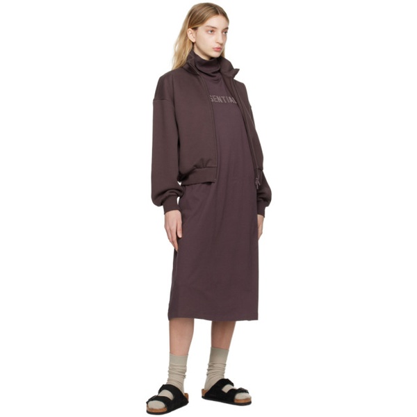  피어오브갓 Fear of God 에센셜 ESSENTIALS Purple Sleeveless Midi Dress 231161F052007