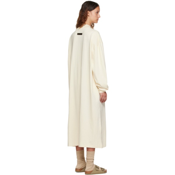  피어오브갓 Fear of God 에센셜 ESSENTIALS 오프화이트 Off-White Long Sleeve Midi Dress 222161F052001