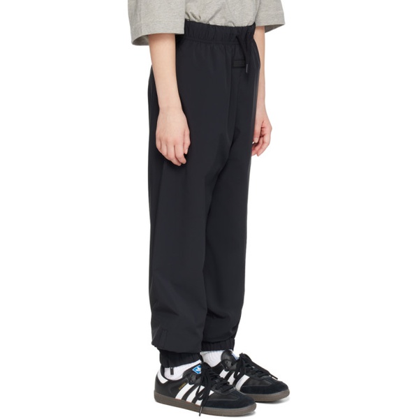  피어오브갓 Fear of God 에센셜 ESSENTIALS Kids Black Patch Track Pants 241161M704004