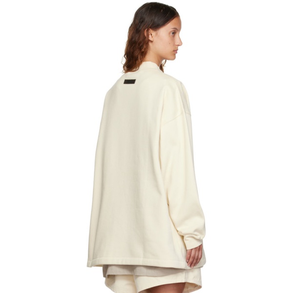  피어오브갓 Fear of God 에센셜 ESSENTIALS 오프화이트 Off-White Relaxed Sweatshirt 222161F098009