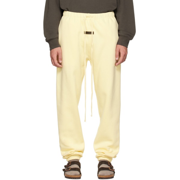  피어오브갓 Fear of God 에센셜 ESSENTIALS Yellow Drawstring Lounge Pants 222161M190013