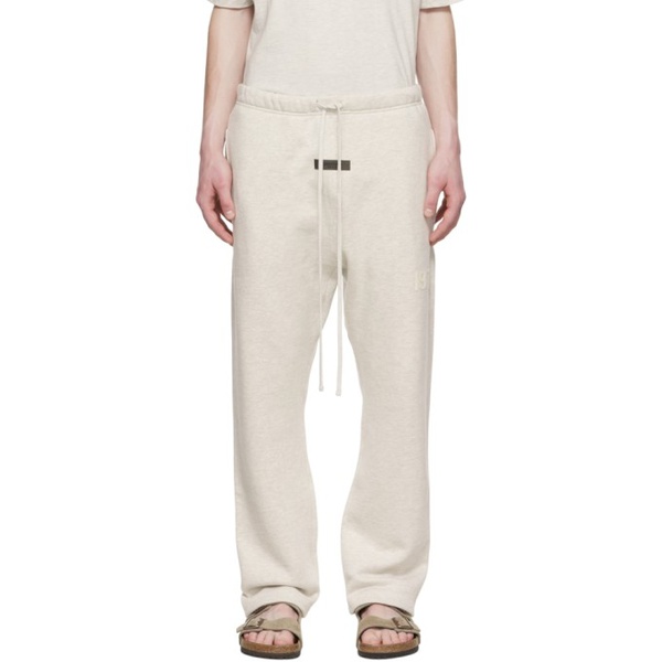  피어오브갓 Fear of God 에센셜 ESSENTIALS 오프화이트 Off-White Cotton Lounge Pants 221161M190039