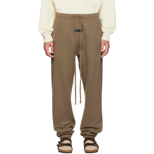  피어오브갓 Fear of God 에센셜 ESSENTIALS Brown Drawstring Lounge Pants 222161M190011