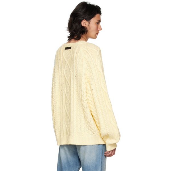  피어오브갓 Fear of God 에센셜 ESSENTIALS Yellow Raglan Sweater 222161M201005