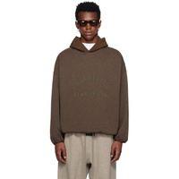 피어오브갓 Fear of God 에센셜 ESSENTIALS Brown Bonded Hoodie 242161M202012