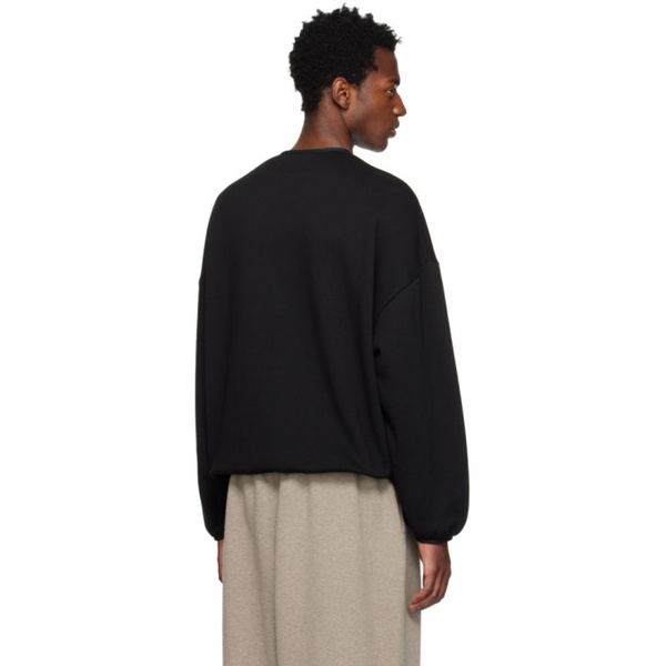  피어오브갓 Fear of God 에센셜 ESSENTIALS Black Elasticized Sweatshirt 242161M204001