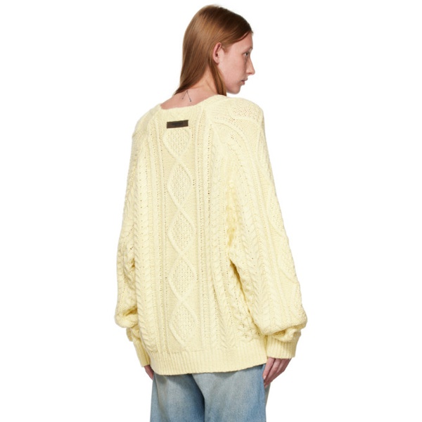  피어오브갓 Fear of God 에센셜 ESSENTIALS Yellow Raglan Sweater 222161F096006