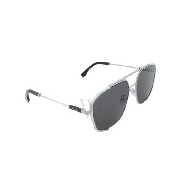 펜디 펜디 Fendi 57 mm Silver Sunglasses FE40059U 16A 57