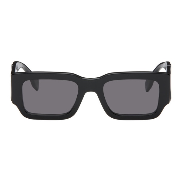 펜디 펜디 Fendi Black Diagonal Sunglasses 242693M134023