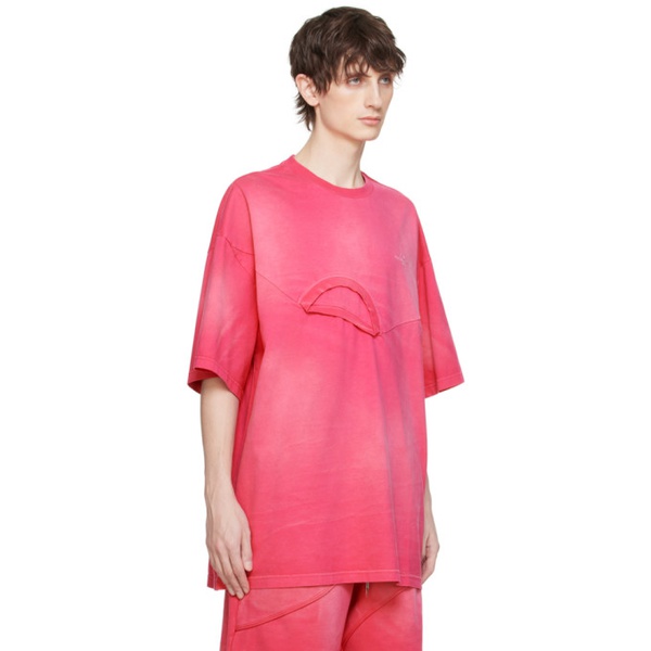  펑첸왕 Feng Chen Wang Pink 2-In-1 T-Shirt 241107M213003