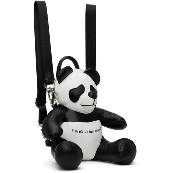  펑첸왕 Feng Chen Wang Black & White Panda Backpack 241107M166000