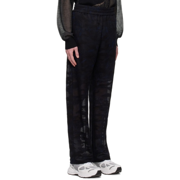  펑첸왕 Feng Chen Wang Black CA모우 MOUFLAGE Trousers 231107M191003