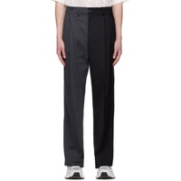 펑첸왕 Feng Chen Wang SSENSE Exclusive Black & Gray Trousers 231107M191021