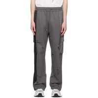 펑첸왕 Feng Chen Wang Gray Contrast Pocket Cargo Pants 231107M190001