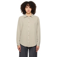 Filippa K Gray Relaxed Shirt 241072F109001